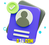 Tornar-se um membro do d34.com é muito simples
